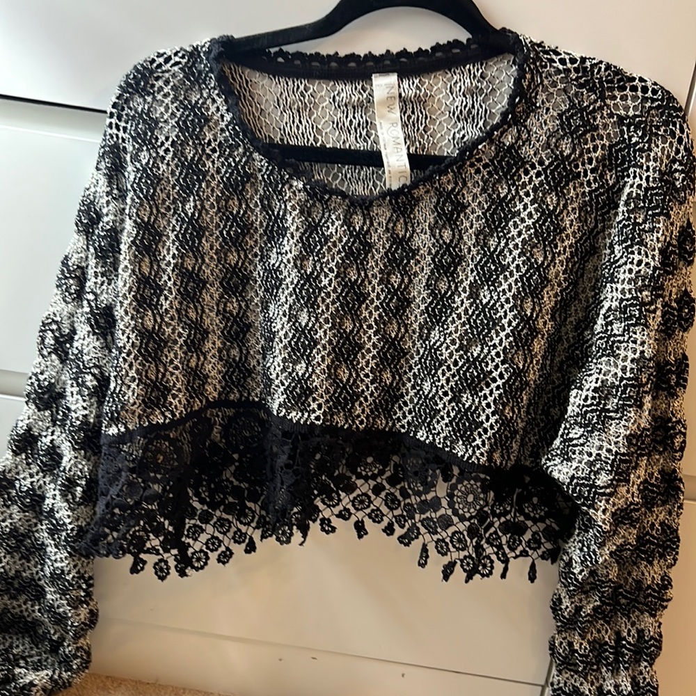 See though very cute top
